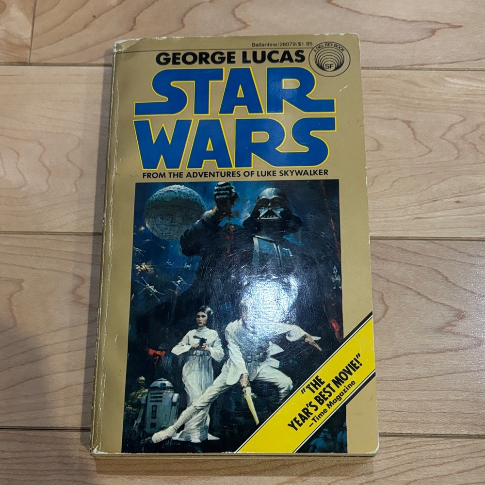 Vintage STAR WARS Adventures of Luke Skywalker by George Lucas 1977 collectible